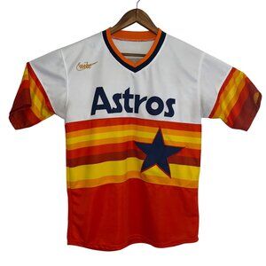 Nike Astros Jose Altuve #27 Retro Baseball Jersey